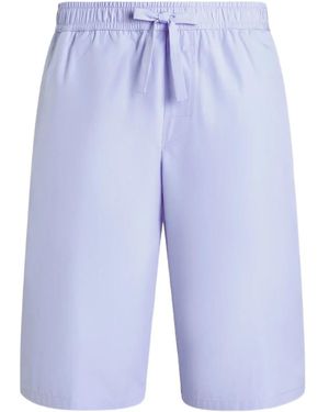 Dolce & Gabbana Shorts Con Vita Elasticizzata - Blu
