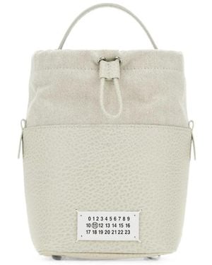 Maison Margiela Kleine 5Ac Beuteltasche - Weiß