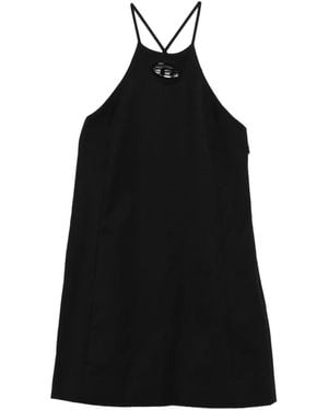 DIESEL Halterneck A-Line Mini Dress - Black