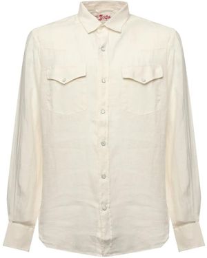 MC2 Saint Barth Linen Shirt - White