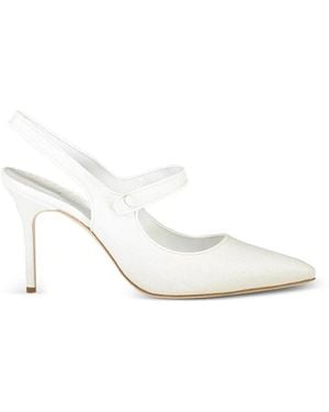 Manolo Blahnik Campari スリングバック パンプス - ホワイト