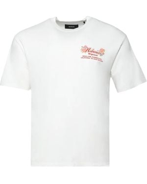 NAHMIAS Wipeout Surf Shop Logo-Print T-Shirt - White