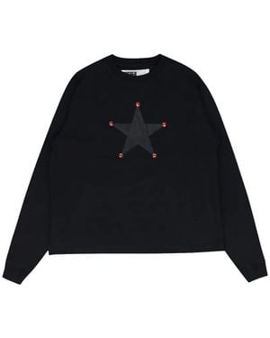 Sp5der Pornstar Long-Sleeves Sweatshirt - Black