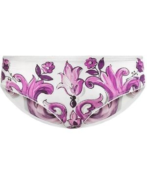 Dolce & Gabbana Printed Briefs - Pink