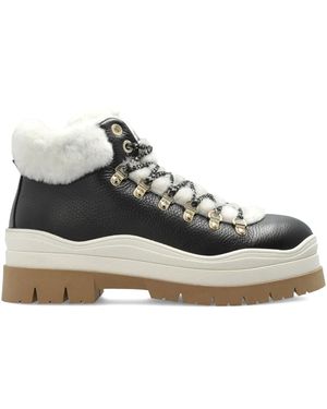 Bogner Arosa Sneakers Aus Shearling - Schwarz