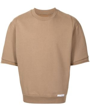 3.1 Phillip Lim Logo Patch Detail T-Shirt - Natural