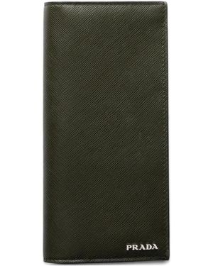 Prada Leather Wallet - Green