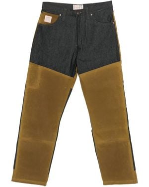Filson X Wrangler Adventure Panelled Jeans - Grey