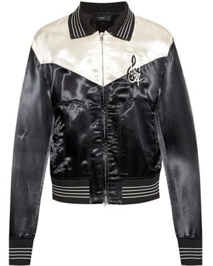 Amiri Ma Music Note Blouson - Black