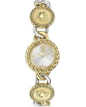 Versace La Greca Stud Icon 28 Mm Horloge - Metallic