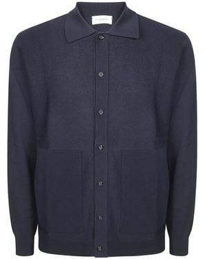 Paolo Pecora Front-Pocket Shirt Jacket - Blue