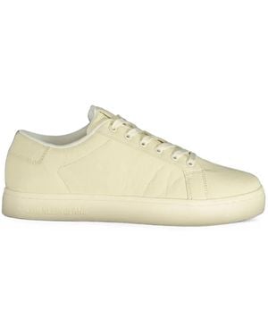 Calvin Klein Low-Top Lace-Up Sneakers - Natural