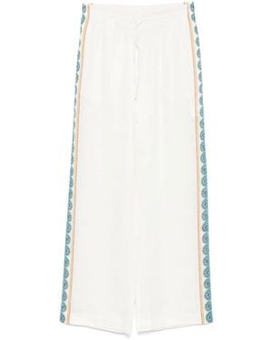 CASABLANCA Greco Wave Pants - White