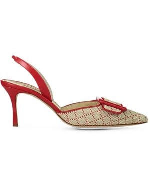 Manolo Blahnik Maysli Buckle-Detail Pumps - Rosa