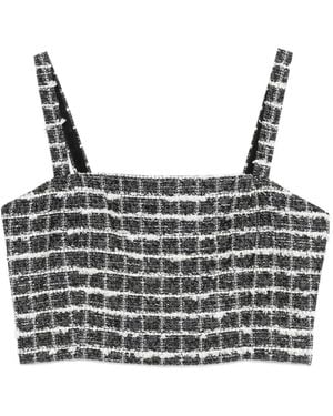 Iceberg Checked Top - Gray