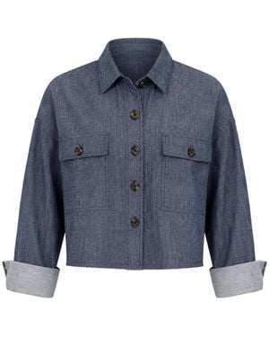 Pharaoh Izzy Linen Shirt - Blue