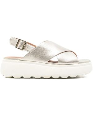 Geox 55Mm Spherica Ec4.1 Crossover Slingback Sandals - White