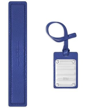 Fpm Milano Logo-Detail Address Tag - Blue