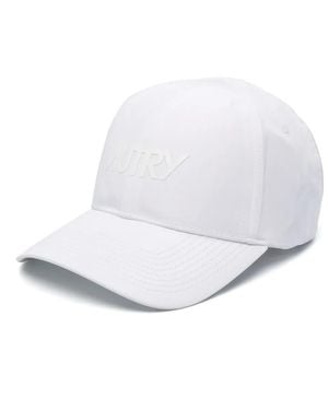 Autry Logo-Print Baseball Cap - White