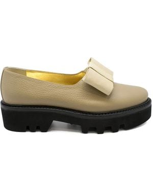 Walter Steiger Bow Leather Loafers - Grey