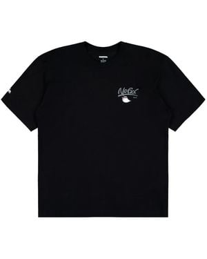 Neighborhood T-Shirt mit grafischem Print - Schwarz
