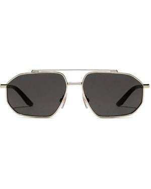 Dolce & Gabbana Lunettes De Soleil Classic Métallisées - Grey