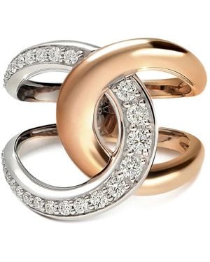 Leo Pizzo 18Kt And Cheek To Cheek Diamond Ring - White