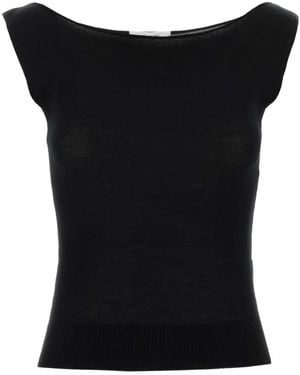 GIMAGUAS Nilo Boat-Neck Top - Black