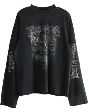 Vetements Long-Sleeve Sweater - Black