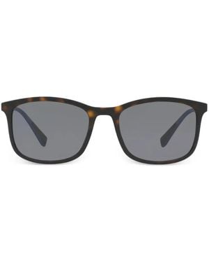 Prada Linea Rossa Sonnenbrille Mit Eckigem Gestell - Grau