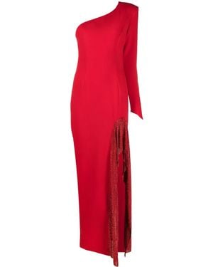 Jean Louis Sabaji One-Shoulder-Kleid - Rot