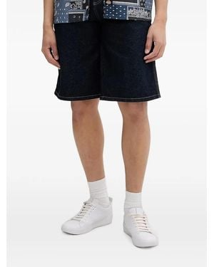 Dickies 958 Logo-Patch Carpenter Shorts - Black