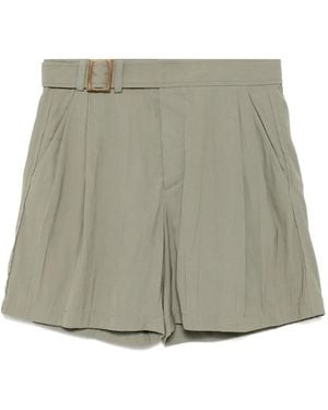 RECTO. Shorts Con Cintura - Grigio