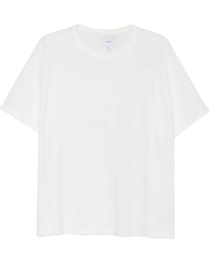 Rhude Logo-Embroidered Raglan-Sleeve T-Shirt - White