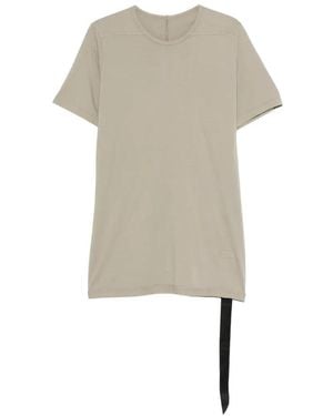 Rick Owens T-Shirt À Détails De Coutures - Natural