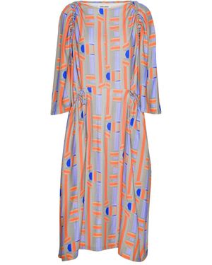 Henrik Vibskov Geometric-Pattern Dress - White