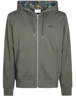 Sun 68 Zip-Up Hoodie - Green