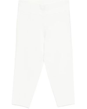 TOTEME Capri Knit Leggings - White