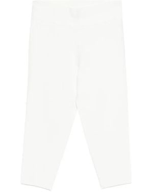 TOTEME Capri Knit Leggings - White