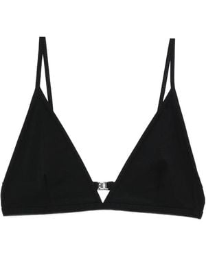 TOTEME Triangle Clasp Bikini Top - Black