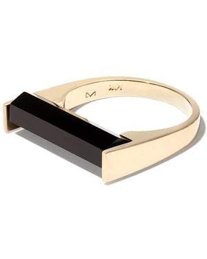 Luis Morais 14Kt Geelgouden Zegelring - Metallic