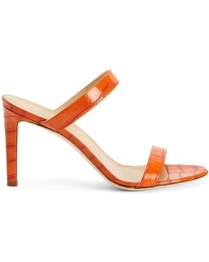 Giuseppe Zanotti Calista 85mm ダブルストラップ ミュール - ピンク