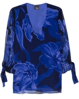 Marina Rinaldi Infante Blouse - Blue