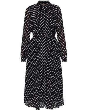 MICHAEL Michael Kors Abito Midi A Pois - Nero