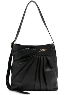Loewe Borsa A Spalla Draped - Nero