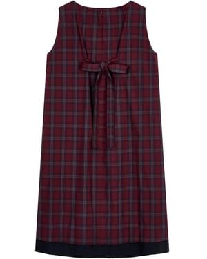 Studio Tomboy X Checked Dress - Purple