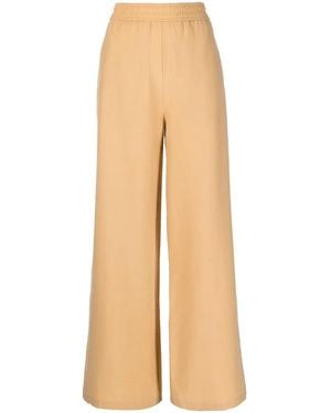 Rodebjer Wide-Leg Jogger Pants - Natural