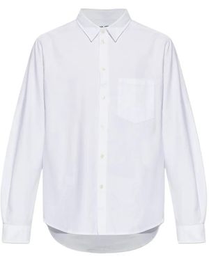 Samsøe & Samsøe Saryan P Patch-Pocket Shirt - White