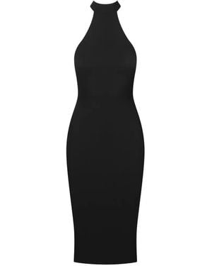 Maison Close Nuit Infinie American-Dollar Midi Dress - Black