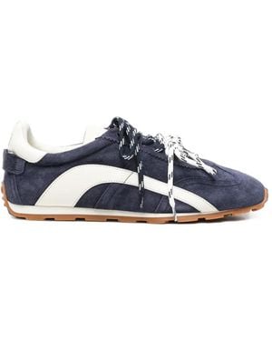 DSquared² Lace-Up Low-Top Sneakers - Blue